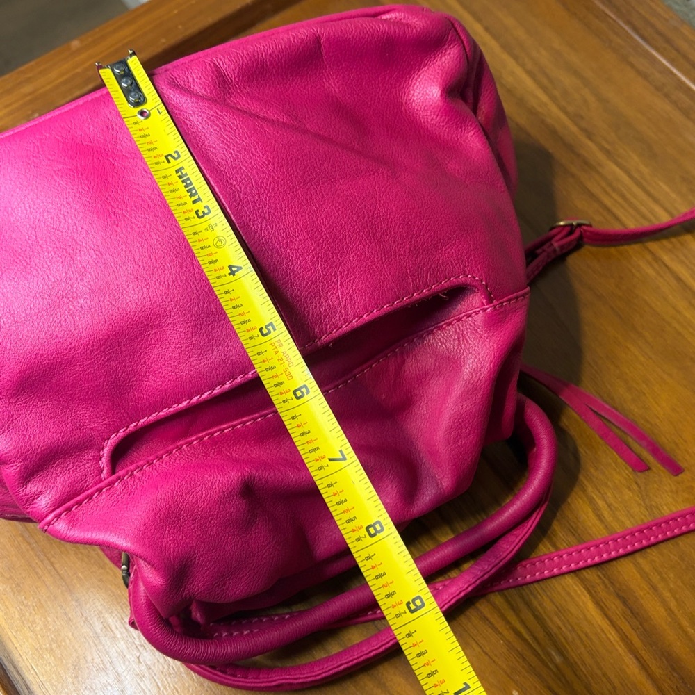 HOBO Darling Fuchsia Leather Women's Bag - Picture 9 of 14